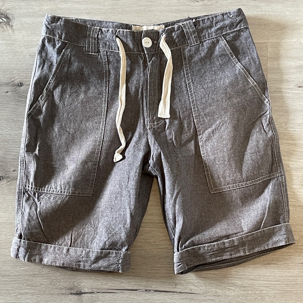 Bellfield Men’s Shorts Size 30 Grey Cotton Never Worn Adjustable